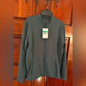 Nike Yoga Medium Size Fit. XL Full Zip Jacket Green NWT